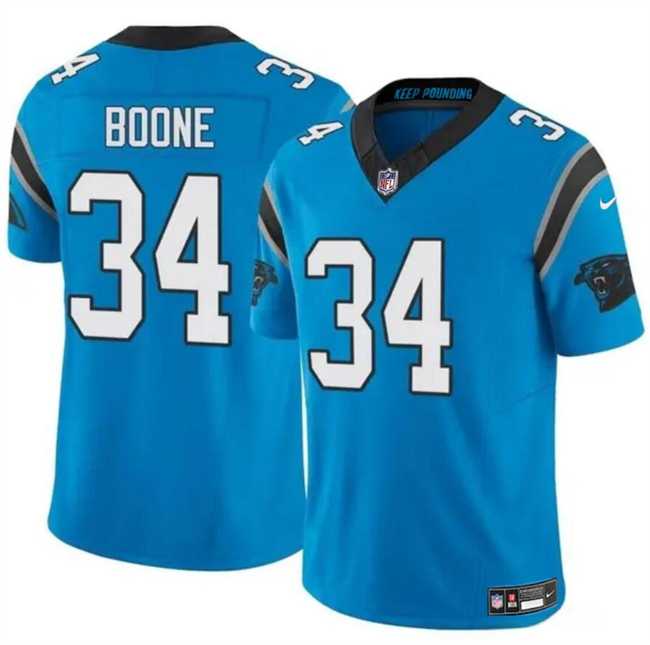 Men & Women & Youth Carolina Panthers #34 Mike Boone Blue 2024 F.U.S.E. Vapor Limited Stitched Jersey,We sell and wholesale Men & Women & Youth Carolina Panthers #34 Mike Boone Blue 2024 F.U.S.E. Vapor Limited Stitched Jersey on line form chian!